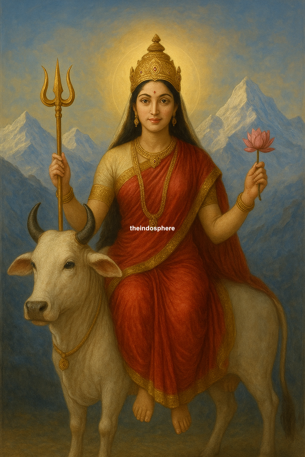 Navratri Day 1 : Maa Shailaputri: The Daughter of the Mountains 1 Goddess Shailaputri