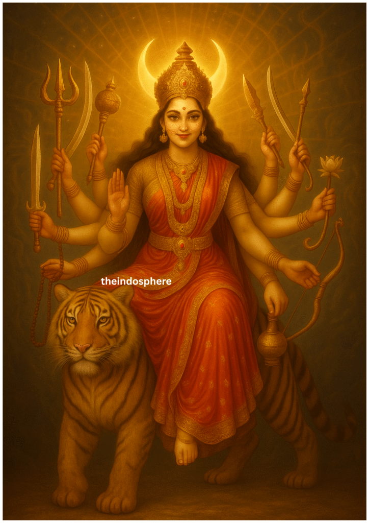 Navratri Day 3 : Maa Chandraghanta - The Warrior Goddess 1 Maa Chandraghanta