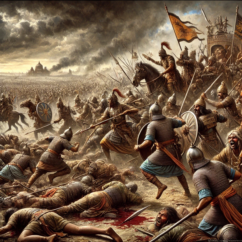 A-detailed-and-intense-scene-of-the-Kalinga-War-one-of-the-bloodiest-battles-in-ancient-Indian-history