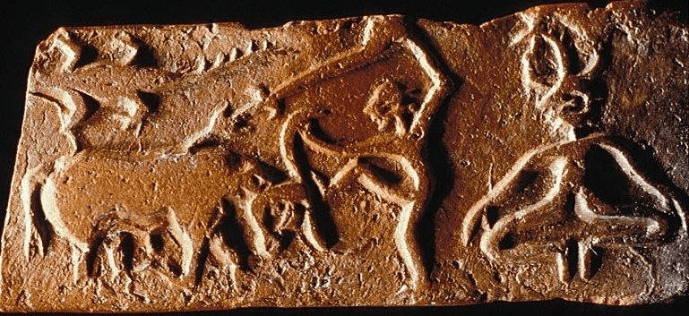 Yoga Pose Depiction found at the Harappan Site - Indus Valley Civilization