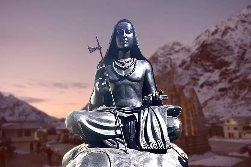 Adi Guru Shankaracharya Statue at Kedarnath - Indosphere