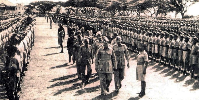 Indian National Army (INA) Subhash Chandra Bose Indian independence movement