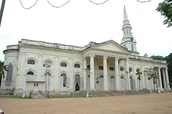 GeorgesCathedral Chennai "Discovering 10 famous Churches in India" 