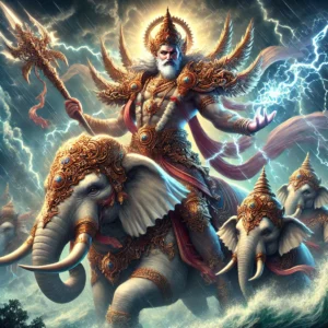 Indra-the-Hindu-god-of-lightning-thunder-and-rain