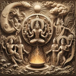 The Panchabhutas Five hindu god elements