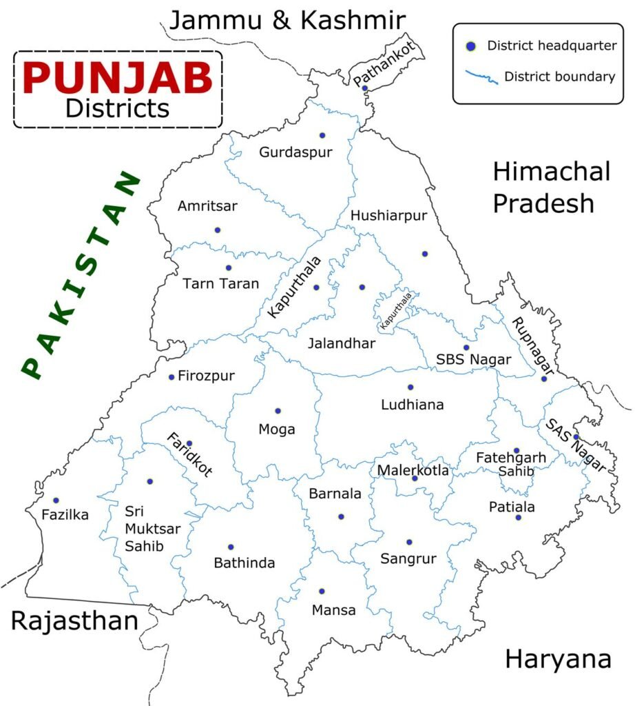 Punjab Map