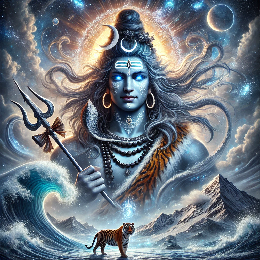 Hindu God Shiva Har Har Mahadev