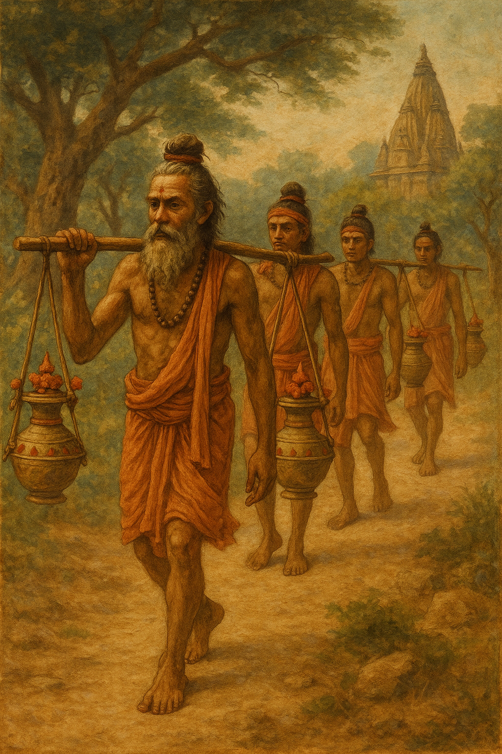 Kanwariyas: Origin, Culture, and the Ancient Roots of a Living Pilgrimage 7 Kanwariya