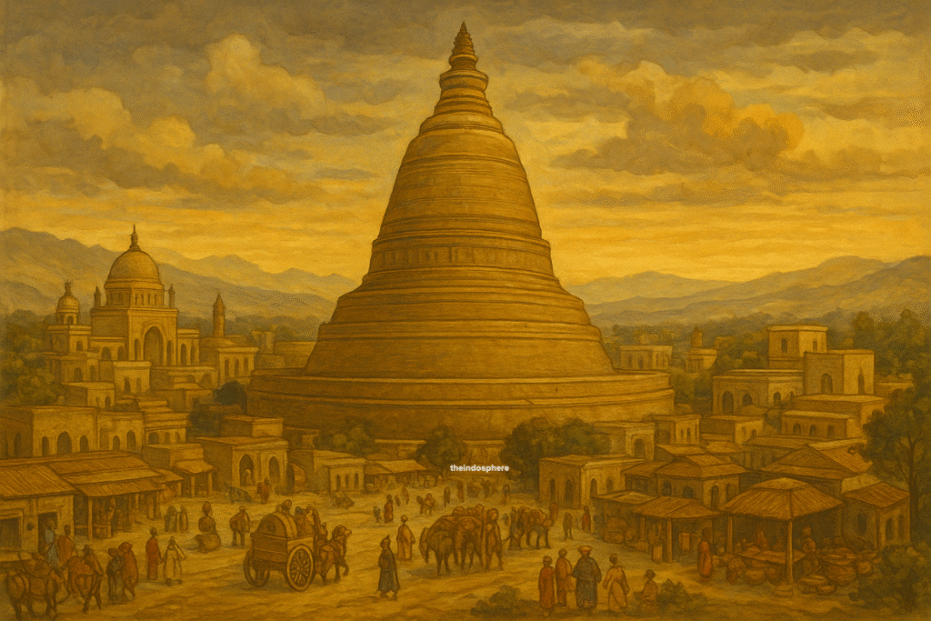 Purushapura: The Forgotten Jewel of the Kushans (2nd CE) 2 Kanishka Stupa: Wonder of the Ancient World, Purushapura