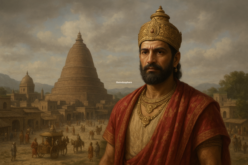 Kanishka The Great: The Kushan Emperor Who Bridged Worlds (c. 127–150 CE) 4 ChatGPT Image Aug 30 2025 12 50 25 PM copy
