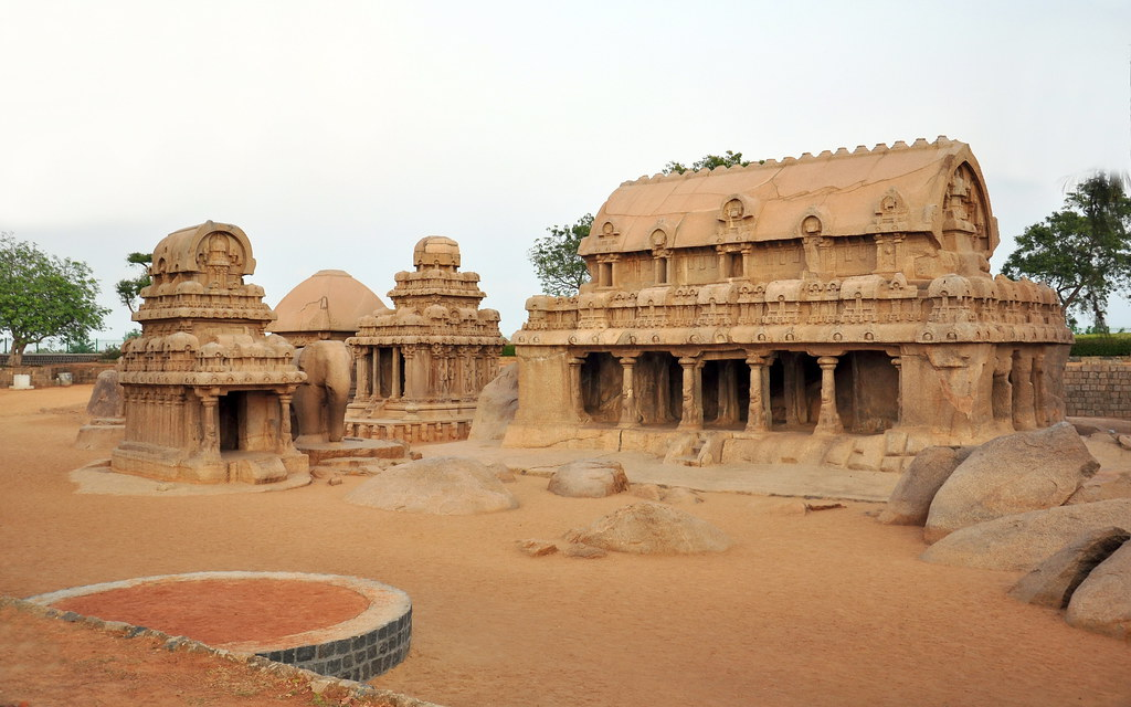 Mahabalipuram: The Stone Testament of the Pallavas (7th CE - Present) 2 Pancha Rathas (Five Chariots) Mahabalipuram