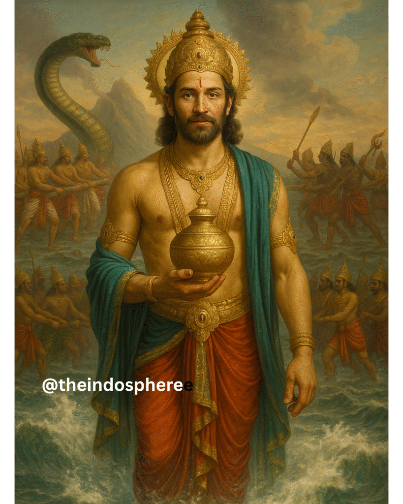 Dhanteras: Celebrating the Arrival of Amrita and the Divine Healer, Dhanvantari 1 Your paragraph text 1